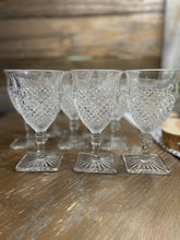 Load image into Gallery viewer, Vintage Glass Goblet Set of 8
