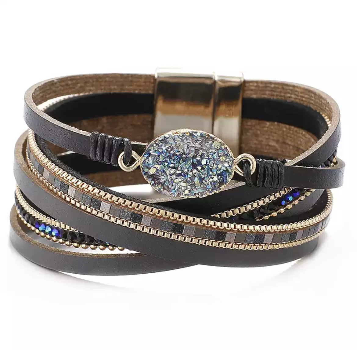 Multi-strand Leather Bracelet