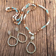 Load image into Gallery viewer, Boho Beaded Drop Set
