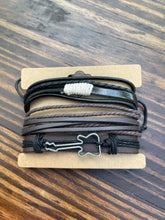 Load image into Gallery viewer, Leather Multi-strand Bracelets
